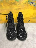 Thereabouts Womens Reese Boots Black Stars SZ 5 M
