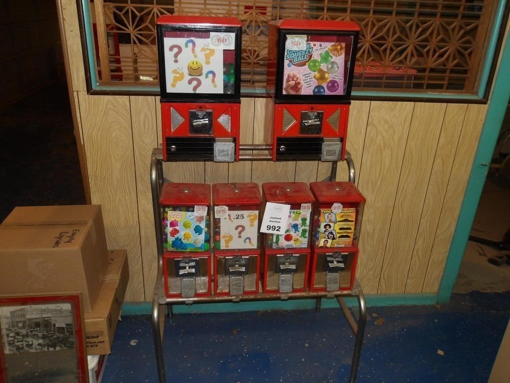 6 Classic Vending Machine Combo Rack