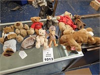Various Stuffed Animals including Beanie Babies