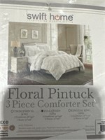 Swift Home Floral Full/Queen 3 Piece Comforter Set