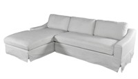 Beige Two Piece Sofa Sectional