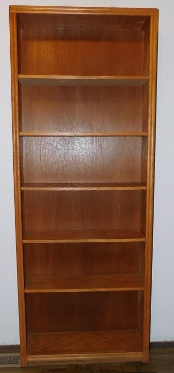 Legacy Oak Tall Bookcase 82"