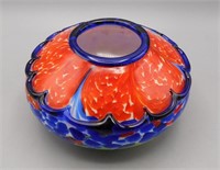 Murano Style Blown Artglass Vase 4 x 7"