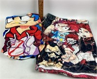 New Anime Blankets Including FNF Boyfriend