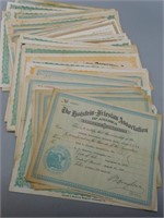 Holstein-Friesian Registry Certificates 1910s-40's