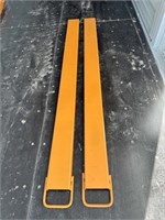 Unused 2023 Wolverine Skid Steer Pallet Forks Ext