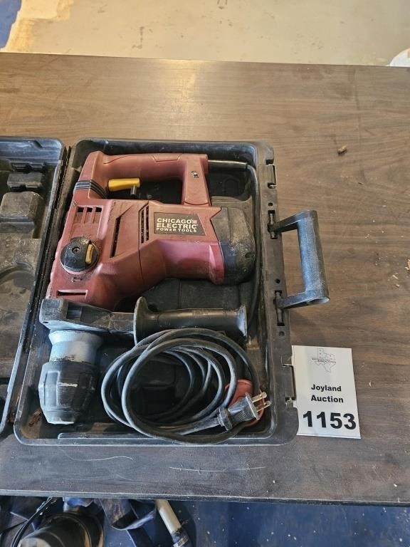 Chicago Electric 1 1/8" SDS Rotary Hammer