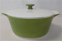 1960's Corningware Avocado Green 4 Quart Casserole