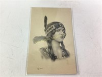 Native American Post Card Illustration, 1913
