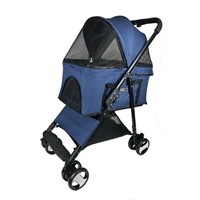 HTLPET 3-in-1 Dog Stroller Foldable and Detachable