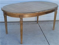 Oval Dining Table w/ 3 Leaves