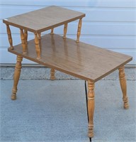 Mid Century Two Tiered End Table