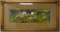 1908 Sheep in Pasture R Atkinson Fox Print