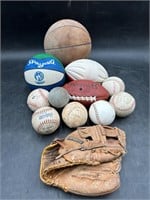 Softballs, Glove & More