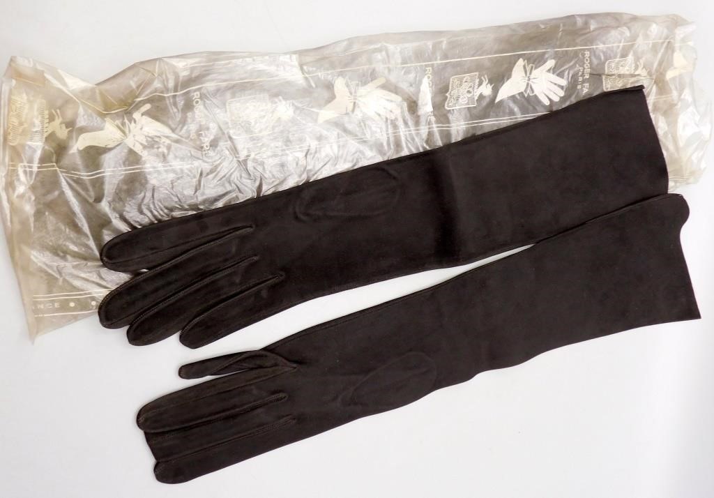 Roger Fare Paris French Evening Gloves NOS