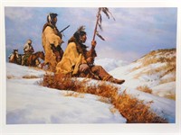 Howard Terpning Signals in the Wind Signed #601