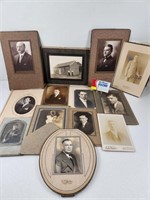 Antique Photos w/Folders Men