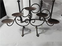 3 Candle Holders, 20.25" W x 18.5" L, 22" x 10" L