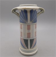 Art Deco Nouveau Galluba Hofmann Marmorzellan Vase