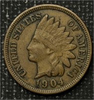 1904 Full Liberty Indian Head Cent