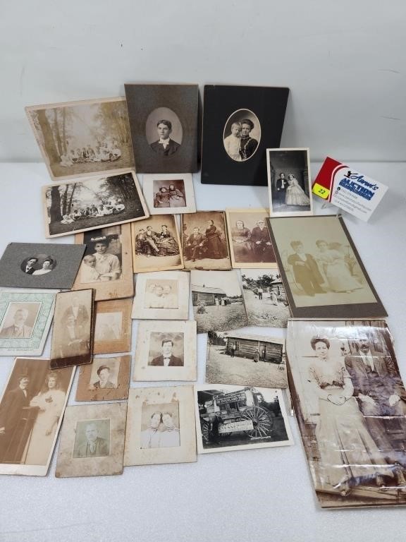 ONLINE AUCTION - Antique Photos, Tintypes, Collectibles & M