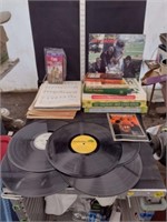 Var Vtg Vinyl Recoords & Songbooks Lot