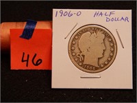 1906 O US Half Dollar 90% Silver