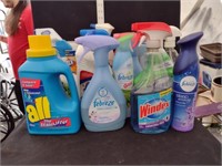 Lot of Various Cleaning Supplies-USED