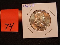 1963 P US Half Dollar 90% Silver