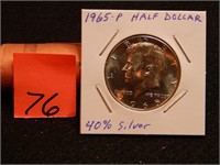 1965 P US Half Dollar 90% Silver