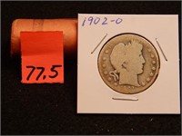 1902 O US Half Dollar 90% Silver