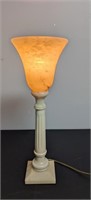 Vintage Classical Greek Alabaster Table Lamp