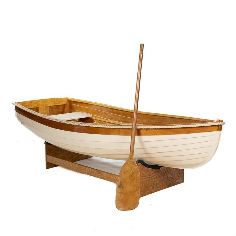 Restored Rowboat w/Paddle