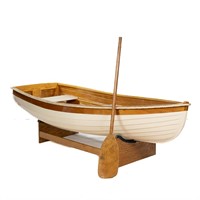 Restored Rowboat w/Paddle