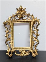Wrought Iron Gilded Frame Gold