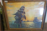 Unidentified artist  Ships and Lighthouses