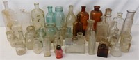 Antique Bottles Apothecary, Medicine Watermans Ink