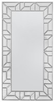 Deco Wall Mirror Leaner - Silver