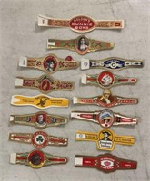 (14)VINTAGE CIGAR BANDS-ASSORTED/“1890’s to