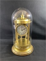 German Brass Dome Table Clock