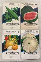 (4)VINTAGE SEED PACKETS-"1947 to 1966"/ASSORTED/