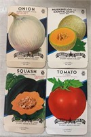 (4)VINTAGE SEED PACKETS-ASSORTED/LONE STAR SEAT