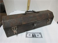 19.5" vintage craftsman metal toolbox