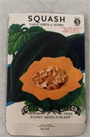 (5 COUNT)VINTAGE SEED PACKET-SQUASH/LONE STAR SEED