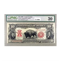 FR. 122 1901 $10 BISON LEGAL TENDER UNITED STAT