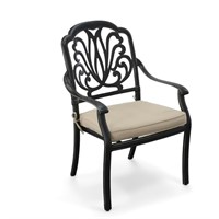 Elisabeth Aluminum Outdoor Dining Chair Plus