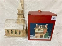 LIGHT UP CHURCH AND HOUSE 1 IN BOX