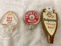 DUQUESNE PILSNER, IRON CITY AND A FORT PITT TAP