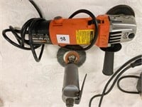 4 1/4" ANGLE GRINDER AND WIRE WHEEL GRINDER