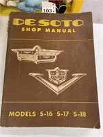 DESOTO SHOP MANUAL MODELS S-16 S-17 S-18